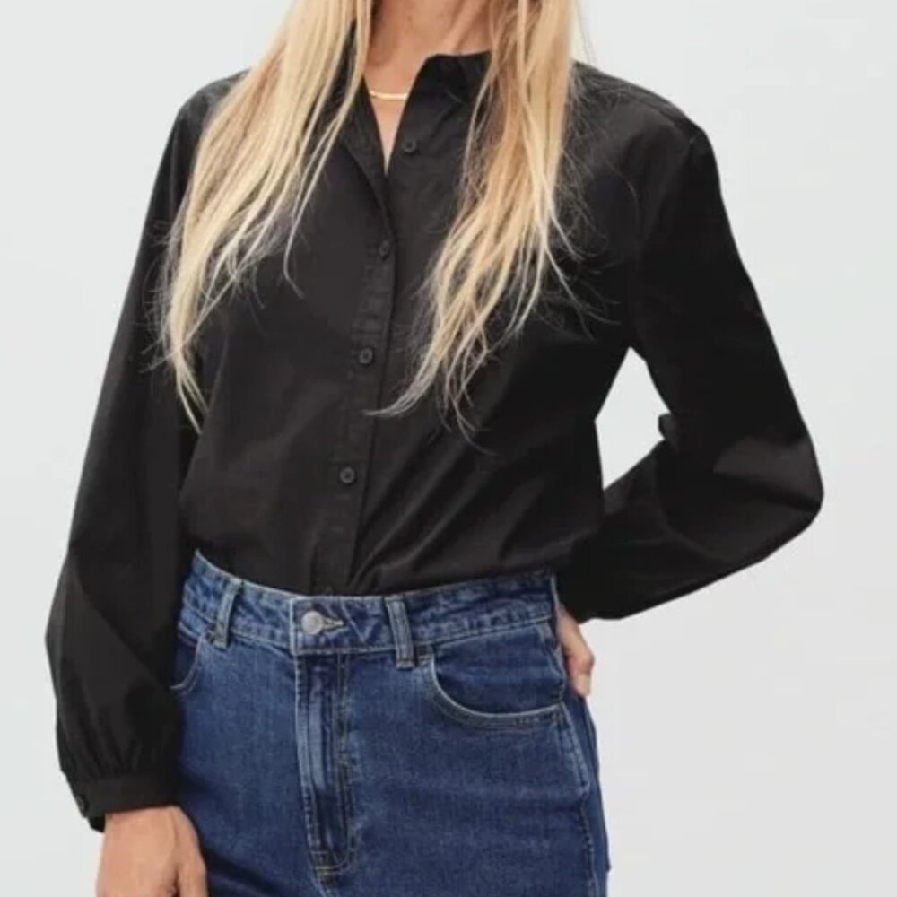 Everlane Cropped Organic cotton prep shirt - size 0 worn a few times!